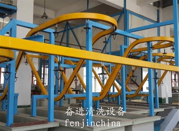 悬挂式超声波清洗机清洗线